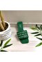 شبشب بحزام واحد مطرز بأحجار الصحراء باللون الأخضر - 3