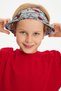 Boy's 100% Cotton Combed Oversize Red T-shirt Soft Gray Bandana Set of 2 Trend Series 4 - 4