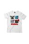 REDBALL Printed Short Sleeve Unisex White Kids T-Shirt