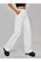 White Cargo Pocket High Waist Wide Leg Jeans Jeans