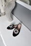 Women's Slippers with Black Satin Accessories - 2