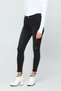 Black Nail Grinding Skinny Leg High Waist Lycra Skinny Jeans - 3