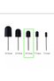 10 Pieces 10*15mm Thick 120# Nail Care Combo Set Foot Sanding File Heads Included Medical - 5