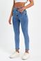 Snow Blue Slim Leg Loose Lycra Full Flexible Skinny Jeans Trousers - 2