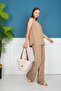 Straw Bag Midi Size Design Bag, Elite Authentic Women's Bag, Handmade Bag, Jute Bag - 5