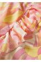 Flounce Patterned Dress - 6