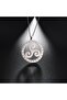 Triquetra Scandinavian Celtic Trinity Runic Symbol Trinity Women's Steel Necklace