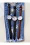 Retro Women's Wristwatch Rose Gold Vintage Style with Leather Strap - 2