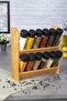 Dizayn Blossom 12-Piece Spice Rack Set, Spice Rack Set with Wooden Stand - 5