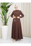 WOMEN'S SUMMER CLEATS MEVLANA MODEL PLEATED BELLOWS WITH POCKET HONEYBOARD FABRIC COAT - 2