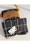 Single Plaid Elastic Sheet Set 120x200cm - 2