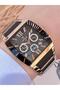 A141131 Steel Cord Ion Plated Case 3 Atm Water Resistant Men Wrist Watch