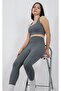 Ribbed Tights Crop Bustier Set - Tights Crop Set - Ribbed Set - Ribbed Tights - Crop - Tights