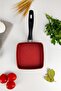 Aluminum Cast Mini Square Pan Red - Mnb05531 C1-1-154 - 2