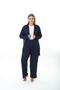 WOMEN'S LARGE SIZE LYcra VISKOSE PANT CARDIGAN NAVY BLUE SET