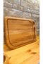 Oak wood - natural wood - Luxury - with spice container - Steak - cutting - presentation - meat - bread - chopping board - 3
