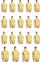19 Pieces Novice Reduced Soldier Undershirt 100% Cotton Short Sleeve Organic Quality Khaki Color Undershirt