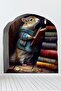 Librarian Mouse and Mouse Hole Designed Wall Sticker Children's Room Baby Room - 5