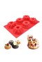 Donut 6 pcs 3 Different Model Donut Cake & Chocolate Silicone Mold GT115 - 2