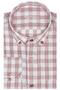 Men's White Cotton Pocket Checked Classic Cut Long Sleeve Shirt - 2