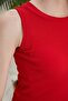 Women's Red Khaki Halter Neck 2-Piece Crop Blouse - 5