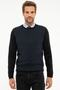 Men's Anthracite Gray Melange Slim Fit Sweater G021GL0TK.000867140