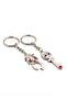 Unisex Girl Child Double Metal Keychain Kc591