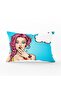 Pop Art Pattern Digital Printed Decorative Rectangular Pillow Throw Pillow Cover