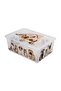Light Box Cats and Dogs Transparent Decorative Storage and Toy Box - 10 Liters - 2