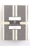 Heritage 100% Cotton Single Washable Yarn Paint Striped Duvet Set Anthracite - 5