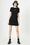 Women's Black Printed Dress