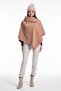 Women's Camel Poncho 70257
