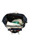 Navy Blue Women's Pocketed Mother Baby Bag with Logo M000003884 - 5