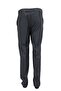 Men's Gray Classic Cut Fabric Trousers - 3