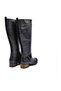 Black Genuine Leather Women's Boots - 8