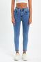 Snow Blue Slim Leg Loose Lycra Full Flexible Skinny Jeans Trousers