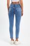 Snow Blue Slim Leg Loose Lycra Full Flexible Skinny Jeans Trousers - 5