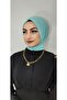Snap Snap Top متوافق مع Hijab Bone Water Green - 3