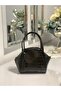 Black Women's Hand and Shoulder Bag, Crocodile Artificial Leather, Summer, Daily Use, Gift - 2