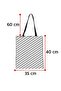 Unprinted Raw Cloth Bag with Laminated Inside, Suitable for Painting 35x40cm, Not Suitable for 25 Pieces of Punch - 6