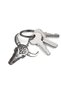 Orora Buffalo-Bull Head Figured Silver Color Keychain