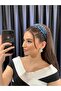 Indigo Blue Crystal Beaded Bridal Henna Wedding Engagement Crown St 090 - 3
