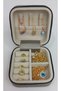 Small Size (11×11) Organizer Jewelry Storage Box Travel Jewelry Bag Leather Wooden Case - 2