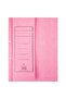 300 Pieces Pink File Half Cover Cardboard File Pink - 2
