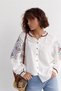 Women's New Season Ethnic Pattern Embroidered Vintage Shirt - 6
