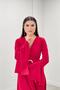 Crepe Fabric Sleeves Flounce Detailed Maxiboy Evening Dress - RED - 3