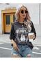 Tennessee Printed Women's Oversize Brown T-shirt