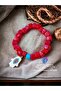 Glass Basement Bead Charm Evil Eye Bead Bracelet Evil Eye Beaded Bracelet