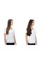Dark Auburn Wavy Half Moon Set - Heat Resistant Snap Hairpiece Set - 2
