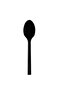 Black plastic cutlery for 25 people - 4
